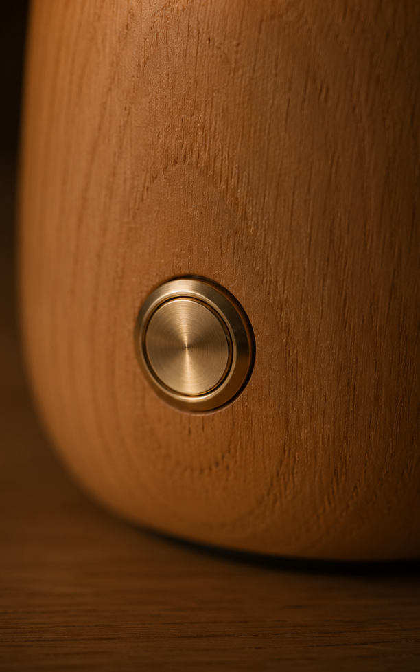LED Mushroom Bedside Lamp – Touch-controlled, rechargeable, and cordless