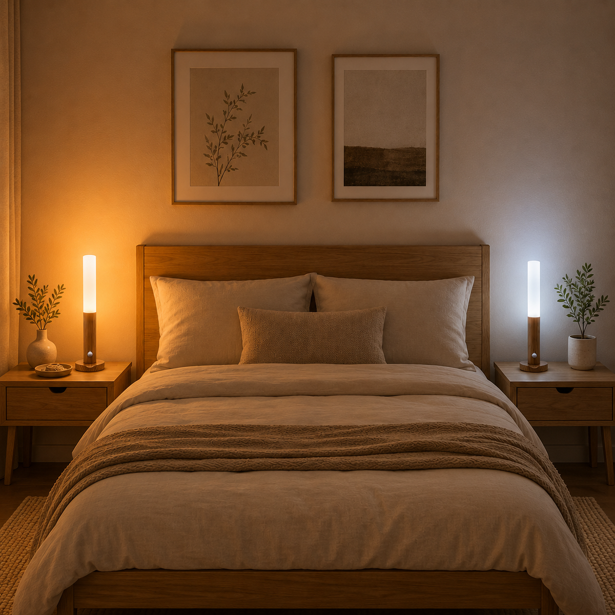 Magnetic Wall Night Light with Motion Sensor – Rechargeable LED
