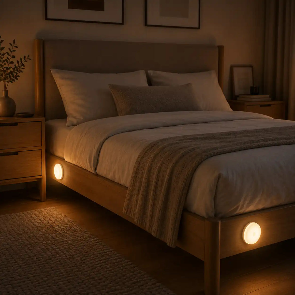 Veilleuse LED avec détecteur de mouvement – Rechargeable et sans fil