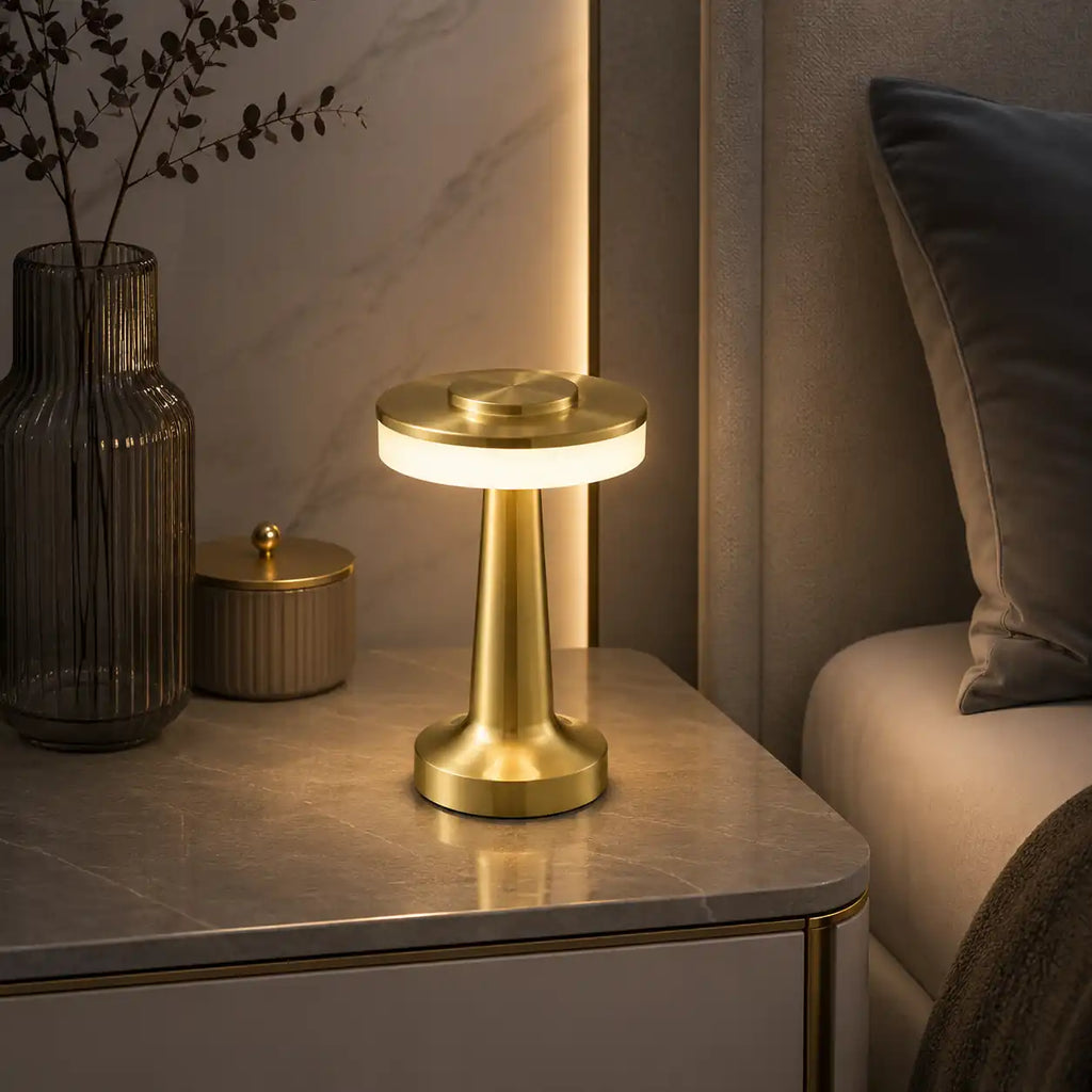 Lampe de chevet UFO LED tactile – Sans fil et rechargeable USB-C