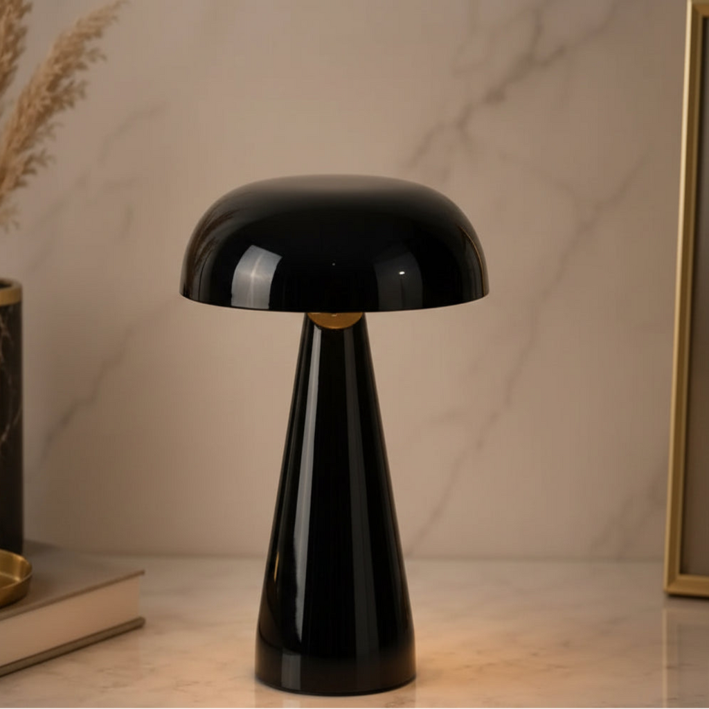 Lampe de chevet champignon LED tactile – Rechargeable et intensité réglable