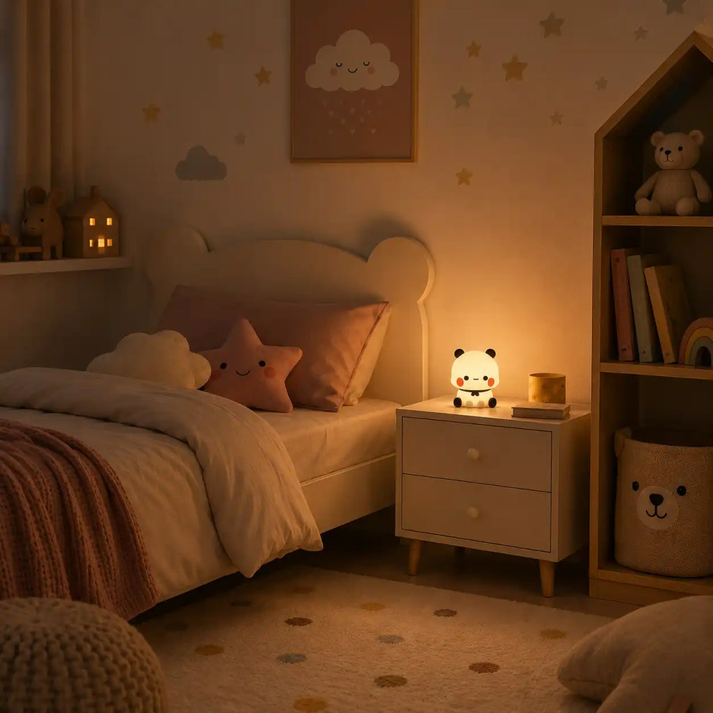 Veilleuse panda LED – Lampe de chevet enfant à lumière douce