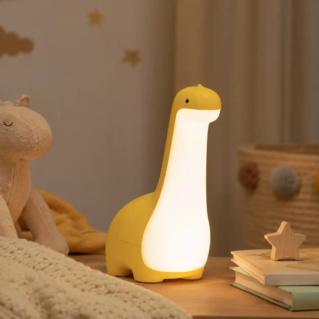 Veilleuse dinosaure LED rechargeable – Projection œuf et minuterie