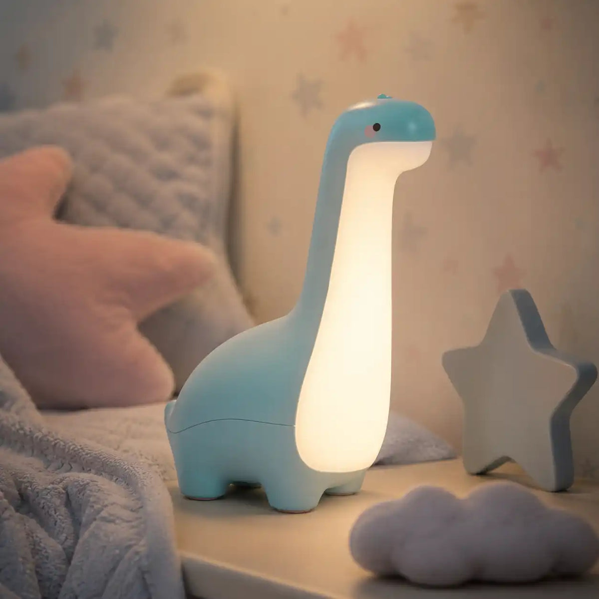 Veilleuse dinosaure LED rechargeable – Projection œuf et minuterie