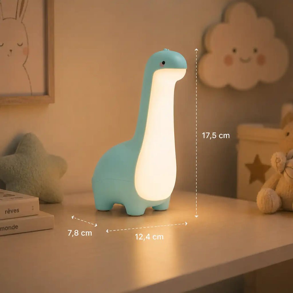 Veilleuse dinosaure LED rechargeable – Projection œuf et minuterie