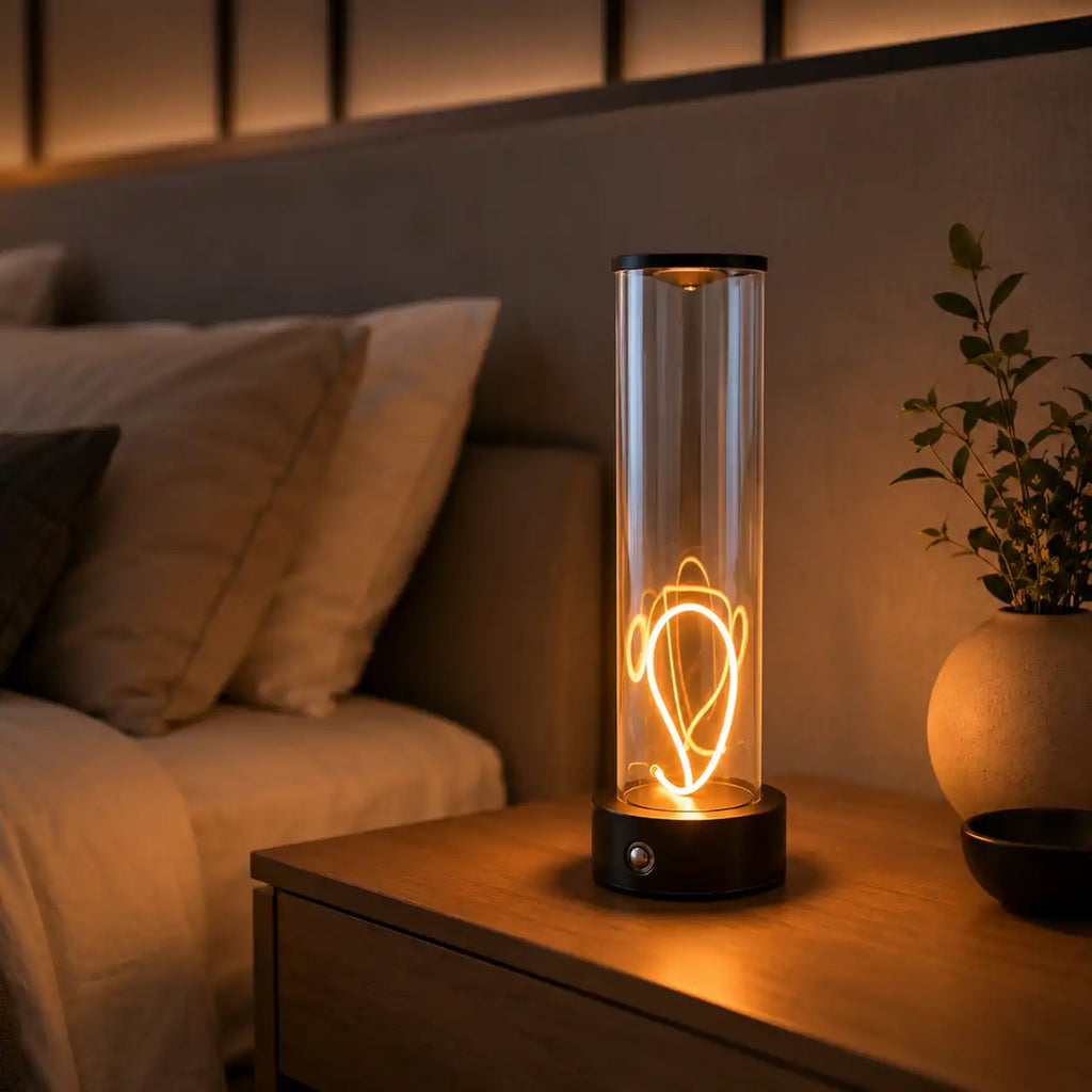 Petite lampe de chevet tactile sans fil – filament magnétique LED