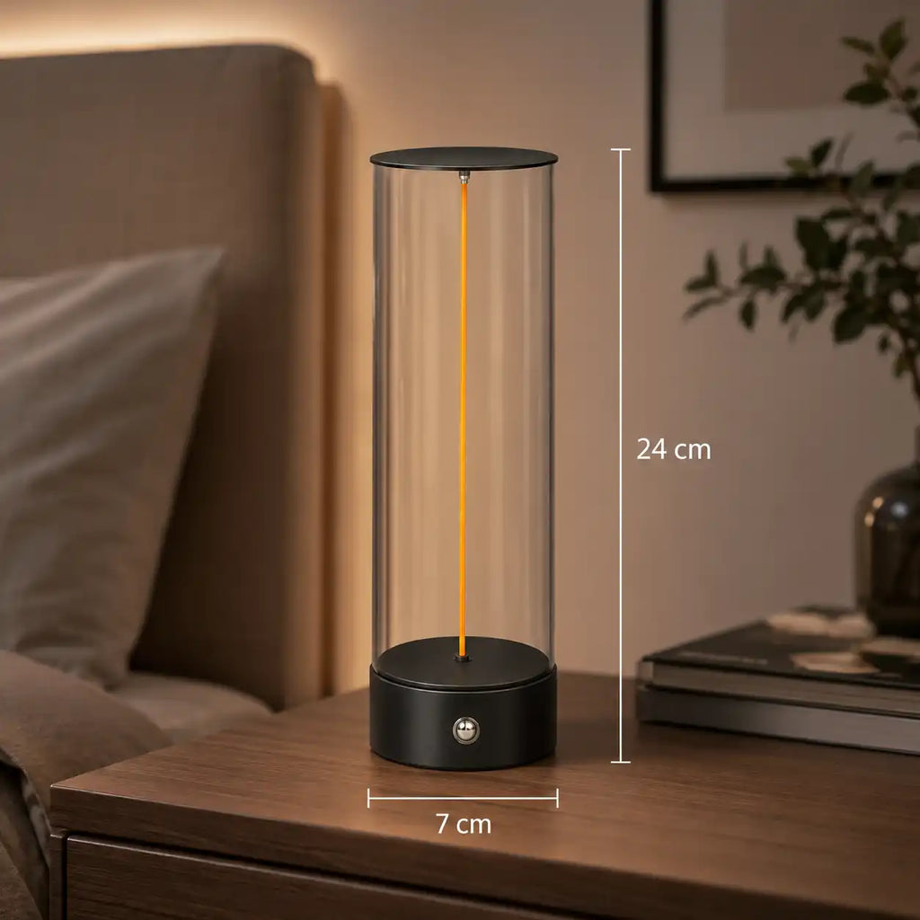 Petite lampe de chevet tactile sans fil – filament magnétique LED