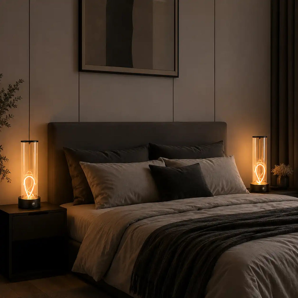 Petite lampe de chevet tactile sans fil – filament magnétique LED
