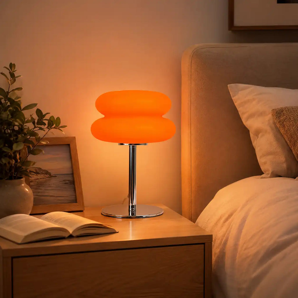 Cloud LED Bedside Lamp – Modern Three-Ring Design