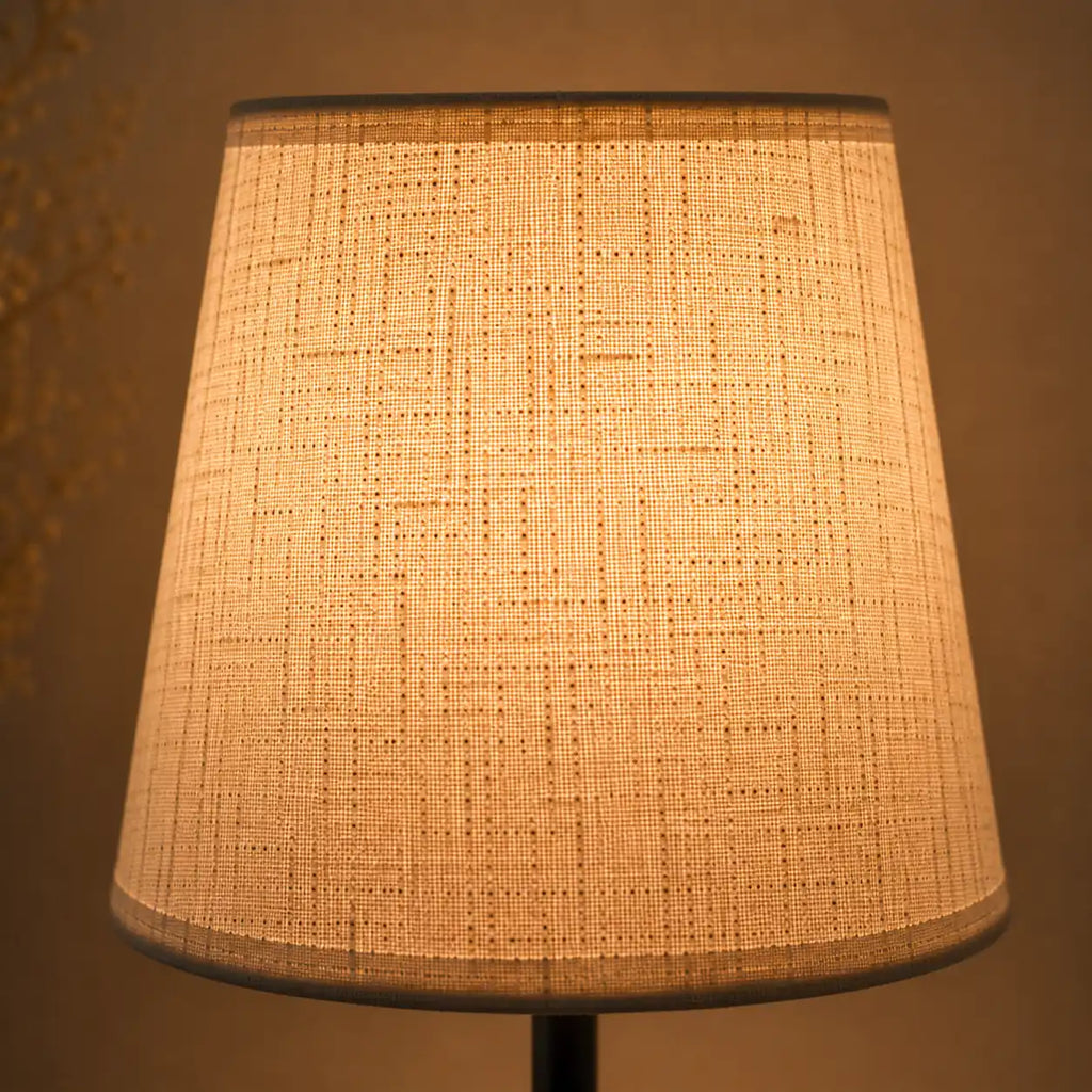 Pleated Shade LED Bedside Lamp – Multicolor with Remote Control
